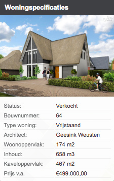 Estatebase woningenspecificaties plattegrond nieuwbouw